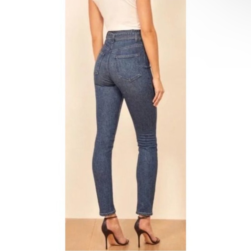 Reformation High Rise Blue Jeans - Picture 3 of 13